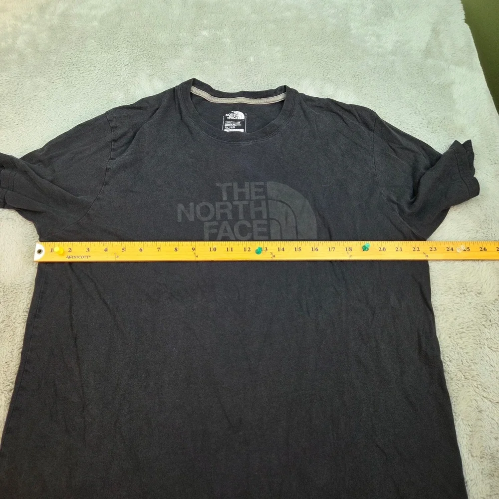 The North Face T-Shirt Mens XL Classic Fit Logo Graphic Short Sleeve Black Tee